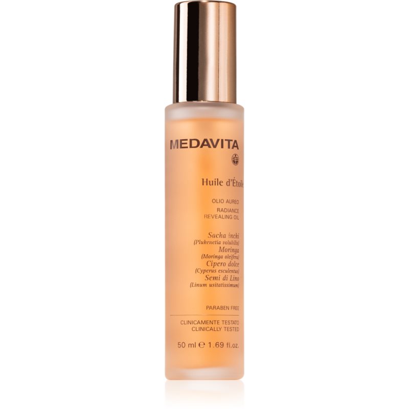 Medavita Huile D'Étolle Radiance Revealing Oil Olio Nutriente Per Capelli Brillanti E Morbidi 50 Ml