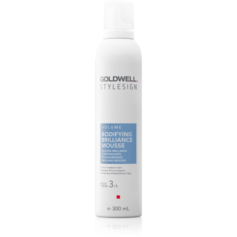 Goldwell Stylesign Bodifying Brilliance Mousse Fissante Medio Volumizzante Per Capelli Per Una Luminosità Splendente 300 Ml