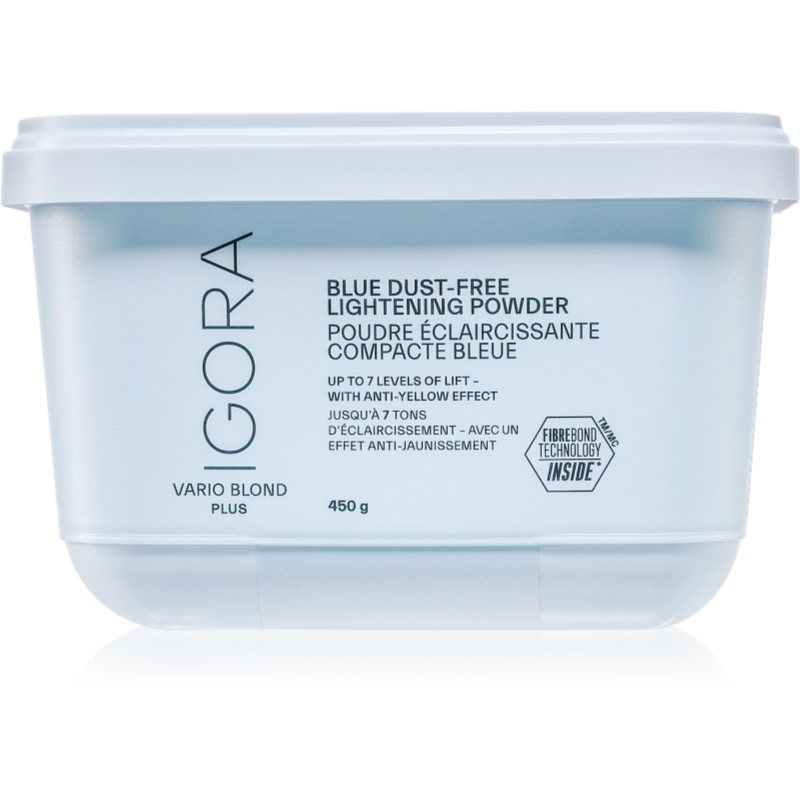Schwarzkopf Professional Igora Vario Blond Blue Dust-Free Lightening Powder Schiarente Con Contenuto Di Argilla Per Capelli Biondi 450 G