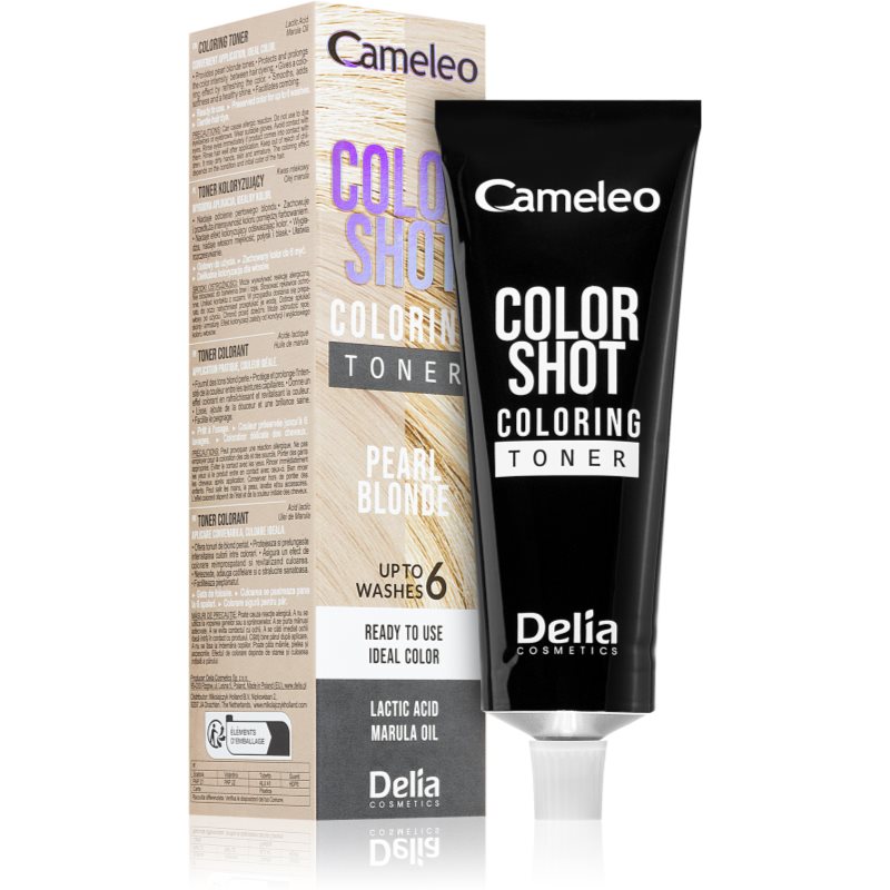 Delia Cosmetics Cameleo Color Shot Tinta Per Capelli Per Capelli Colore Pearl Blonde 60 Ml