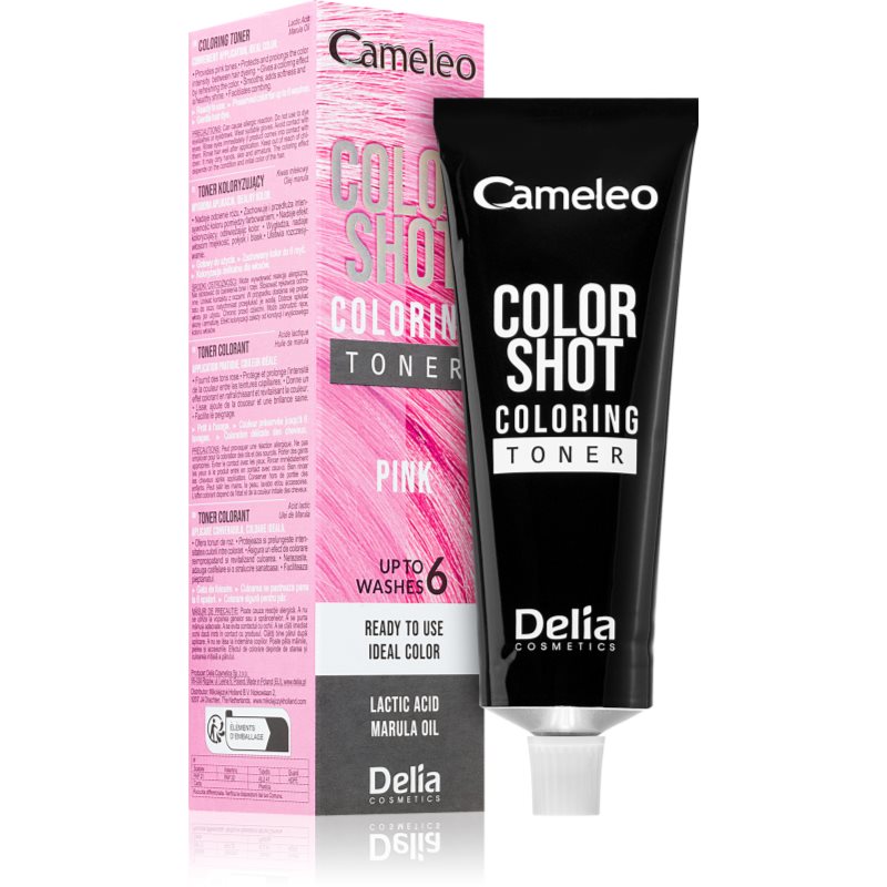 Delia Cosmetics Cameleo Color Shot Tinta Per Capelli Per Capelli Colore Pink 60 Ml