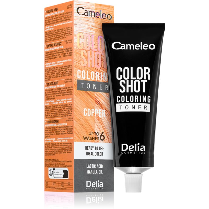 Delia Cosmetics Cameleo Color Shot Tinta Per Capelli Per Capelli Colore Copper 60 Ml
