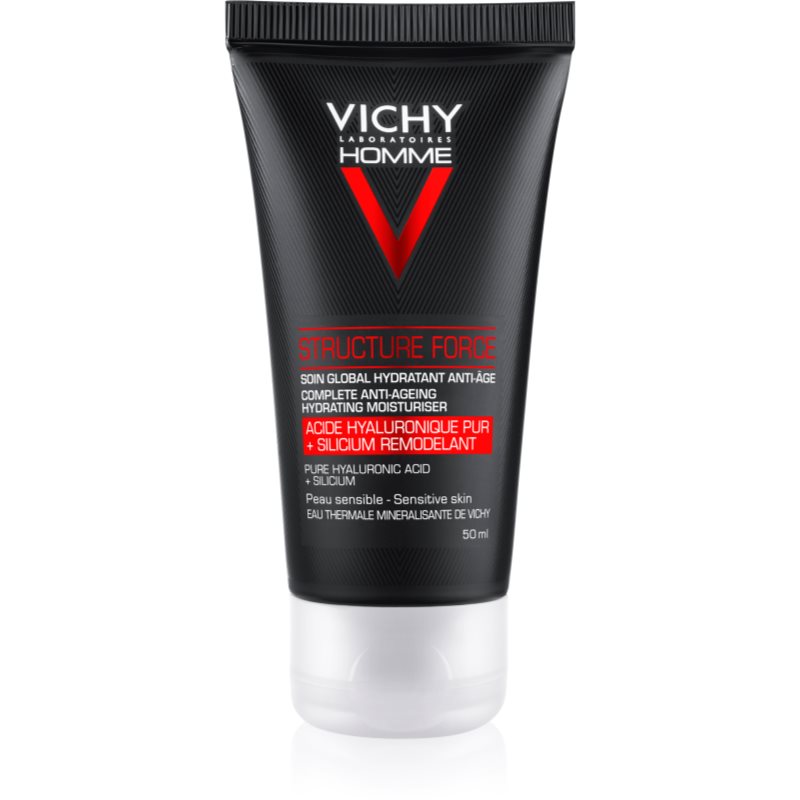 Vichy Homme Structure Force Crema Rassodante Antirughe Con Acido Ialuronico 50 Ml