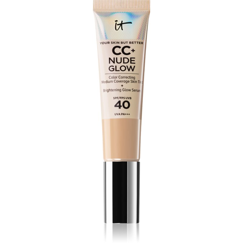 It Cosmetics Your Skin But Better Cc + Nude Glow Fondotinta Illuminante Spf 40 Colore Light Medium 32 Ml