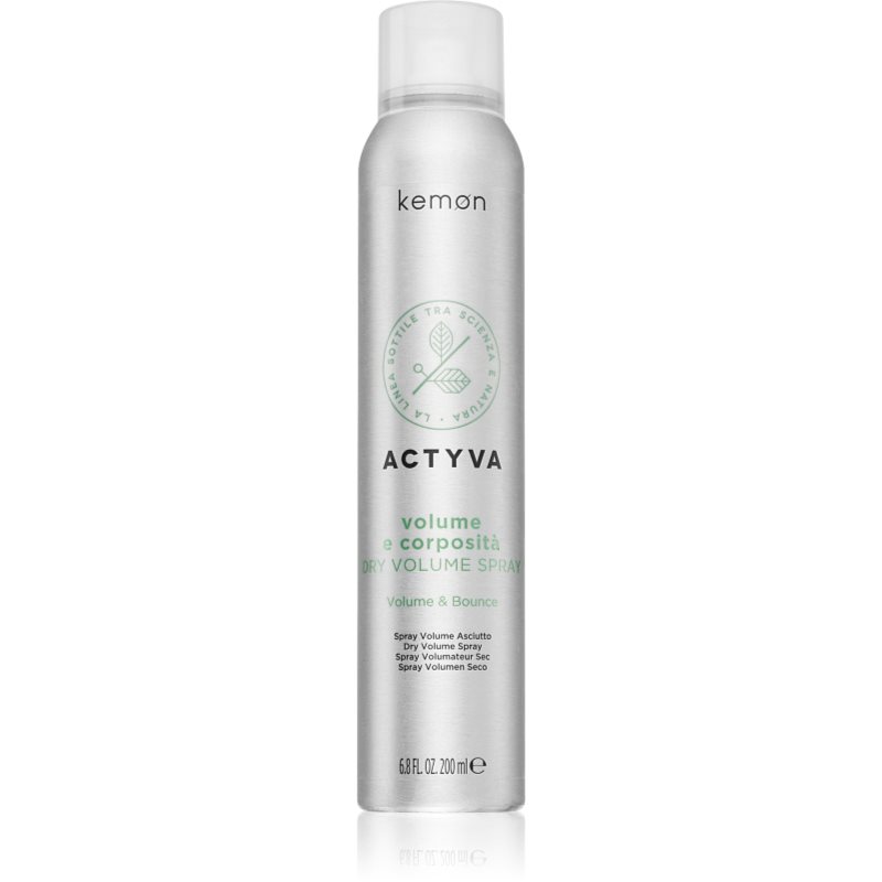 Kemon Actyva Volume E Corposità Spray Volumizzante Dalle Radici Dei Capelli 200 Ml