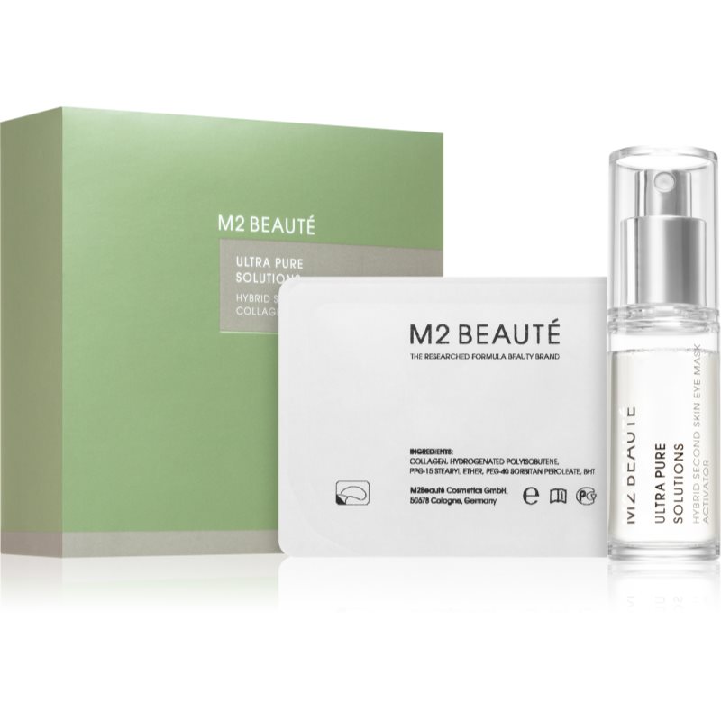 M2 Beauté Ultra Pure Solutions Hybrid Second Skin Maschera Al Collagene Per Il Contorno Occhi 30 Ml