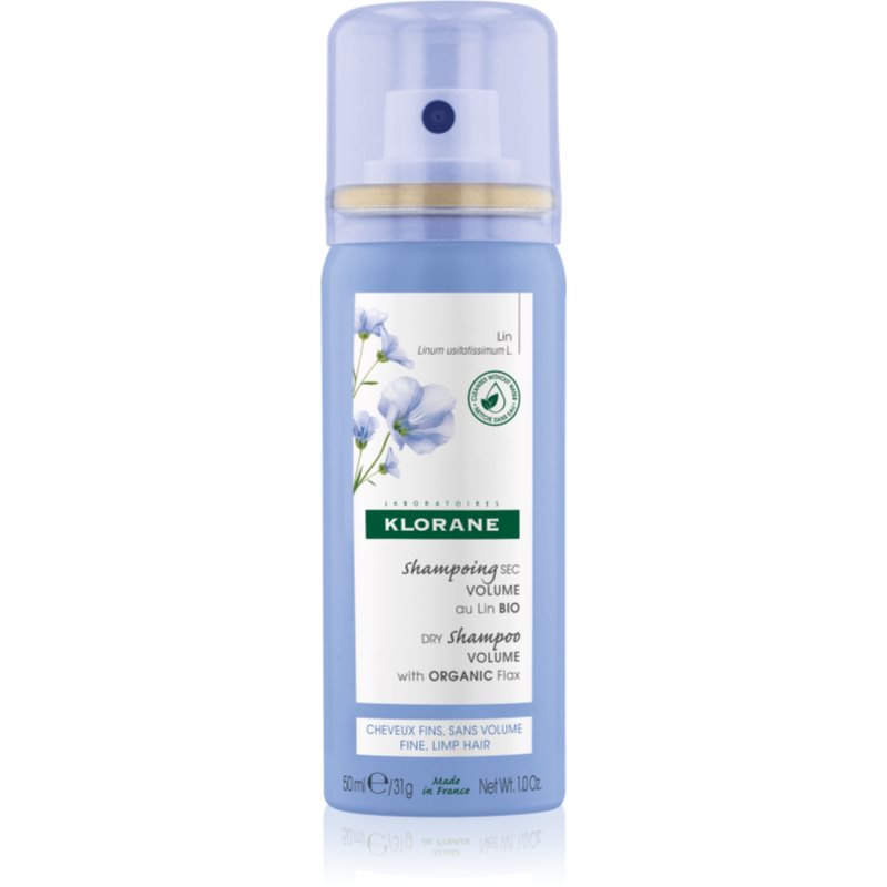 Klorane Flax Fiber Shampoo Secco Per Capelli Delicati E Mosci 50 Ml