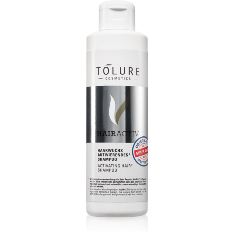 Tolure Cosmetics Hairactiv Activating Shampoo Shampoo Attivatore Per Stimolare La Crescita E Rinforzare I Capelli Dalle Radici 200 Ml