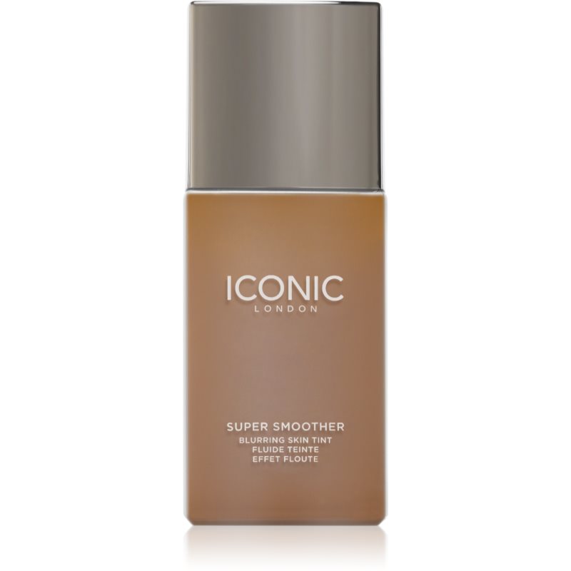 Iconic London Super Smoother Blurring Skin Tint Fondotinta Idratante Leggero Colore Warm Deep 30 Ml
