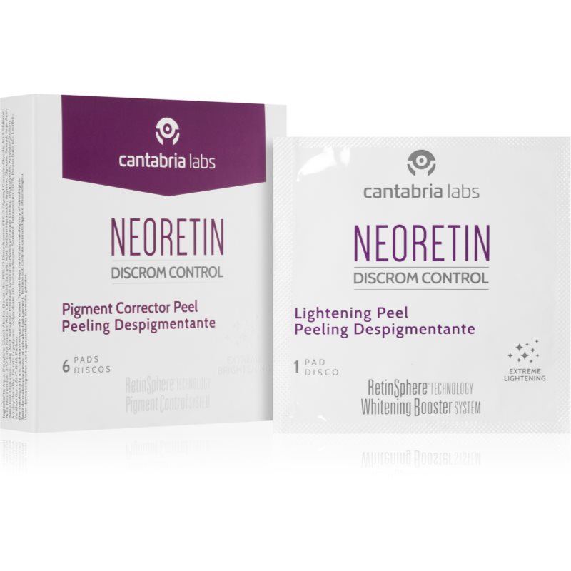 Neoretin Discrom Control Lightening Peel Scrub Con Enzimi E Acido Glicolico 6X1 Ml