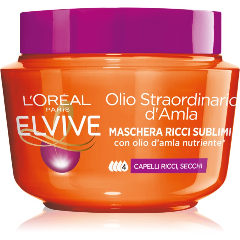 L’Oréal Paris Elvive Olio Straordinario Ricci Sublimi Maschera Per Capelli Ricci 300 Ml