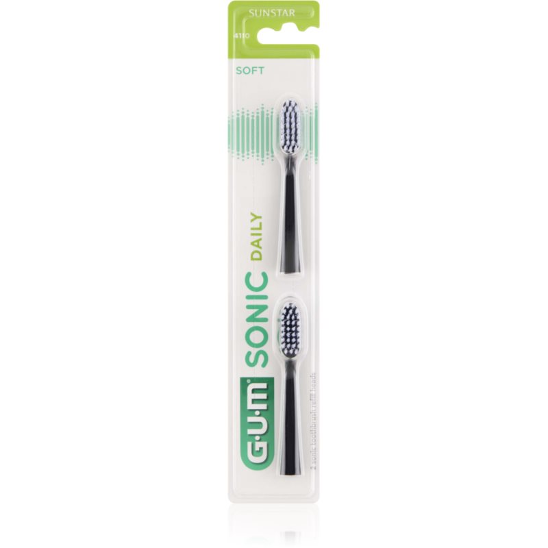 G.U.M Sonic Daily Testina Di Ricambio Black 2 Pz