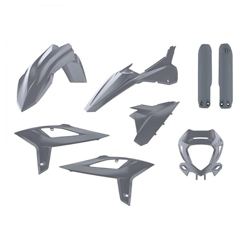 Polisport 90931 - Polisport Enduro Plastic Replica Kit Per Chi Cerca La Qualità Oem Per Moto Beta In Colore Grigio Nardo