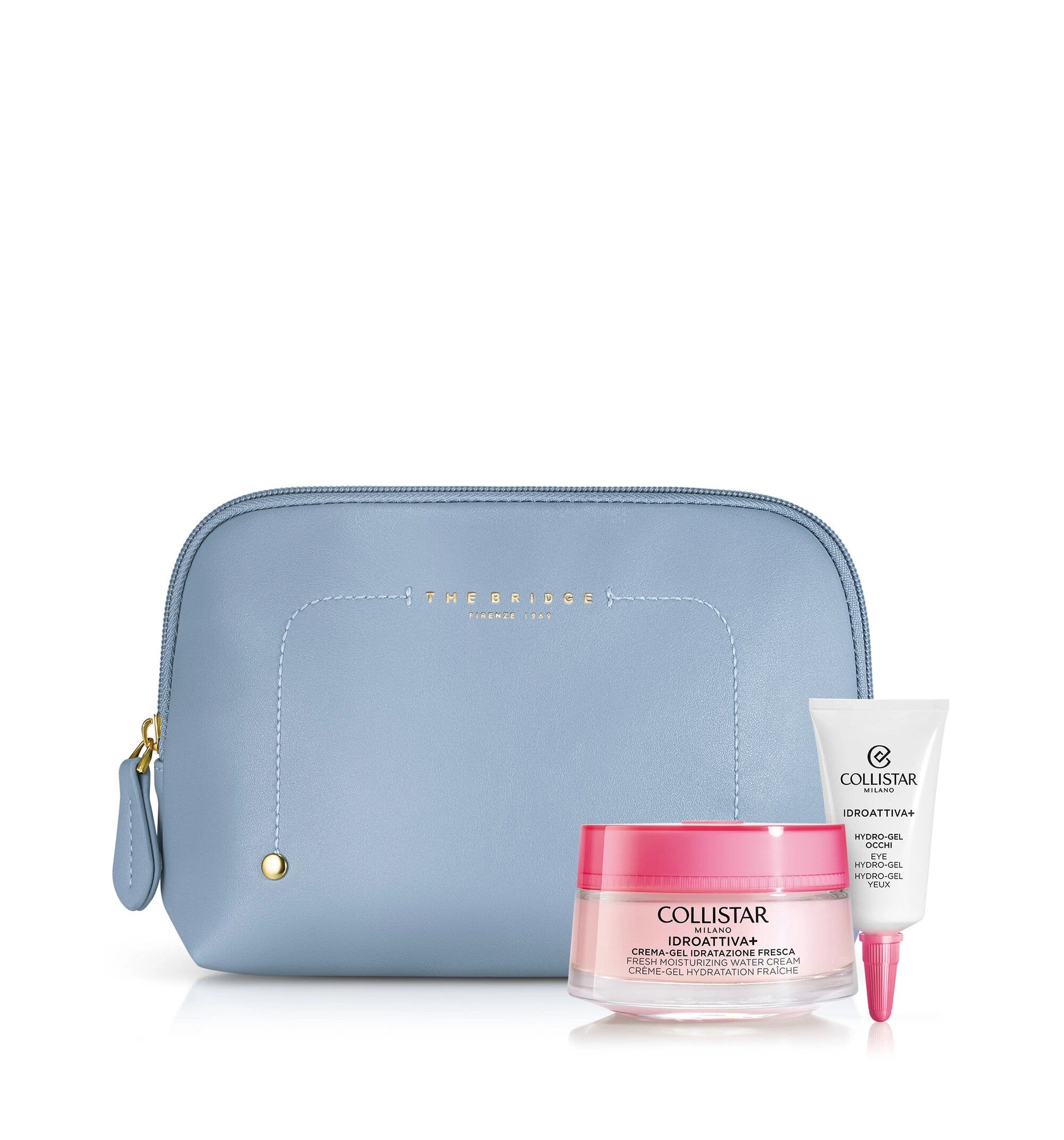 Collistar Cofanetto Idroattiva Crema-Gel Idratazione Fresca 50ml + Hydro-Gel Occhi + Campione Gocce Viso