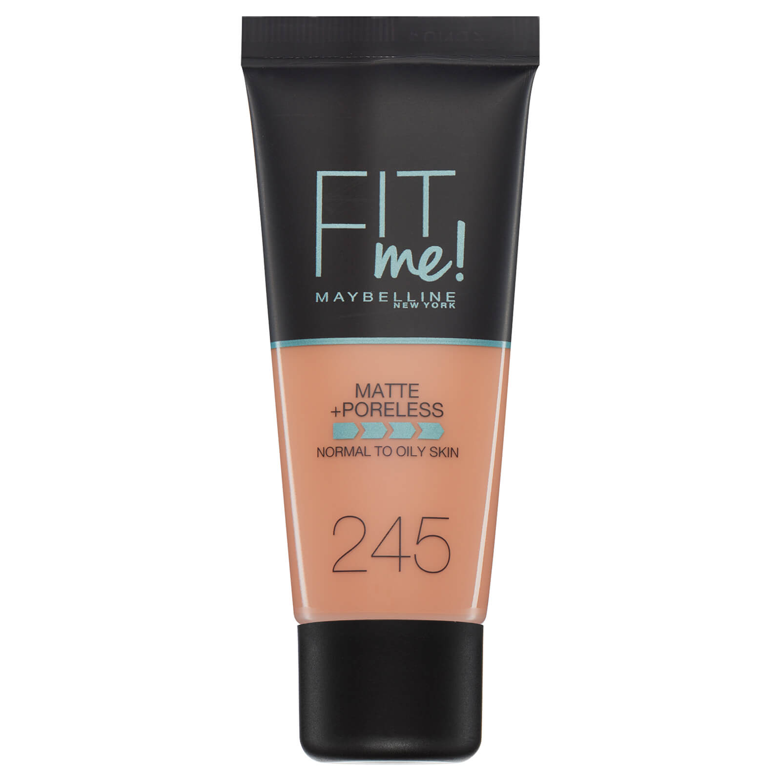Maybelline Fit Me! Matte and Poreless fondotinta liquido opacizzante 30 ml (varie tonalità) - 245 Classic Beige