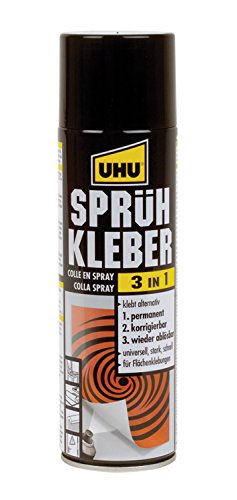 Uhu 48905 – Colla Spray 3 In 1, Bomboletta Spray Da 500 Ml, 48905
