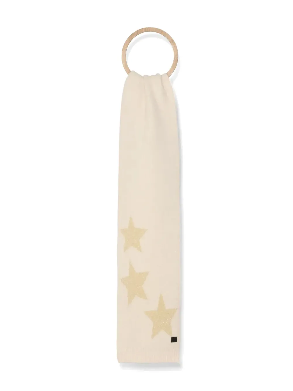 AllSaints star-intarsia scarf - Toni neutri