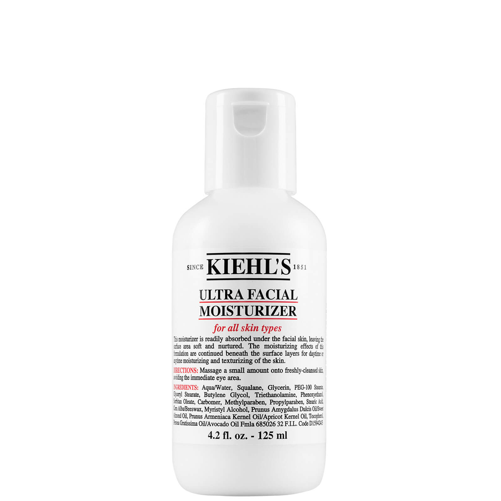 Kiehl's Ultra Facial Moisturiser (Various Sizes) - 125ml
