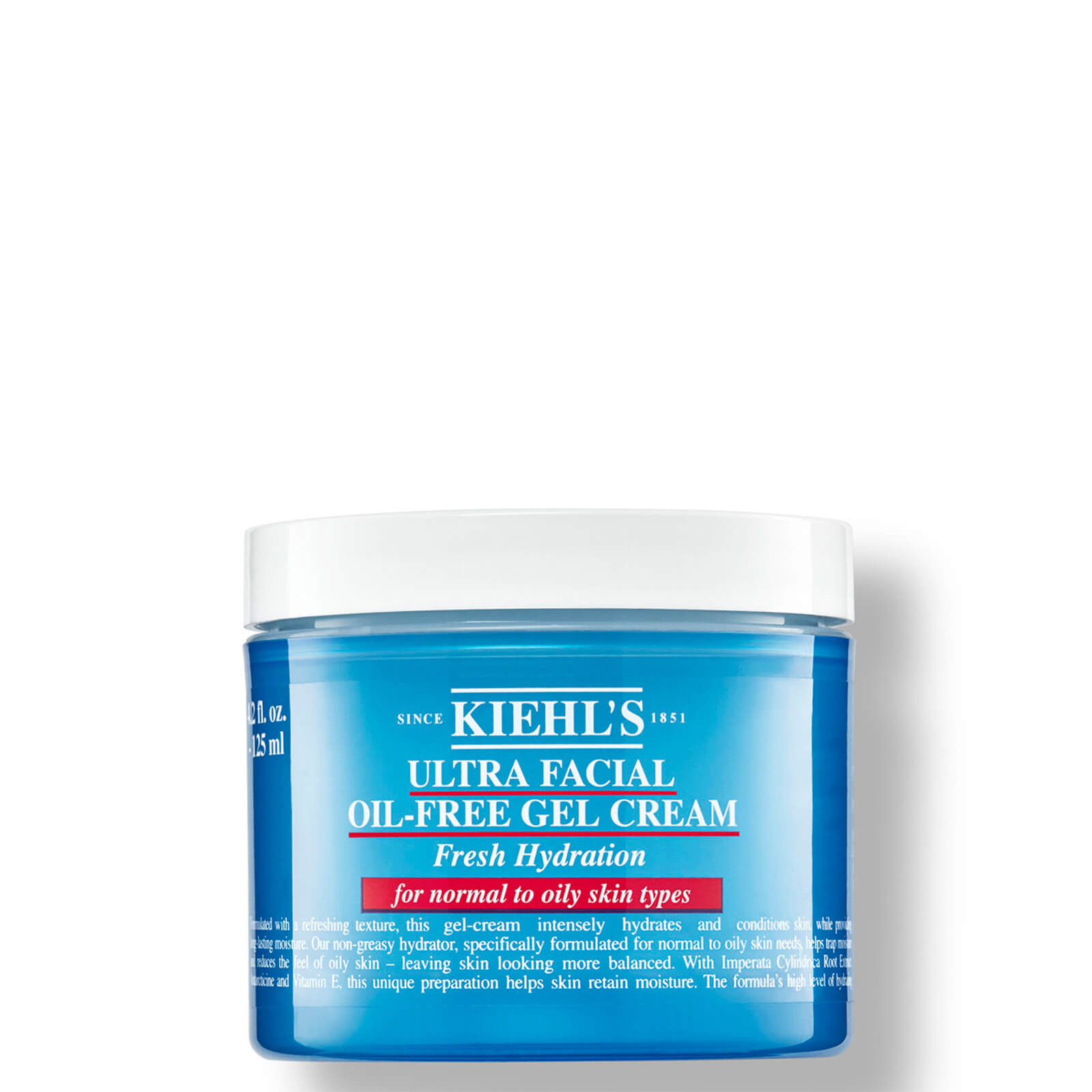 Gel-Crema Oil-free Ultra Facial Kiehl's (vari formati) - 125ml
