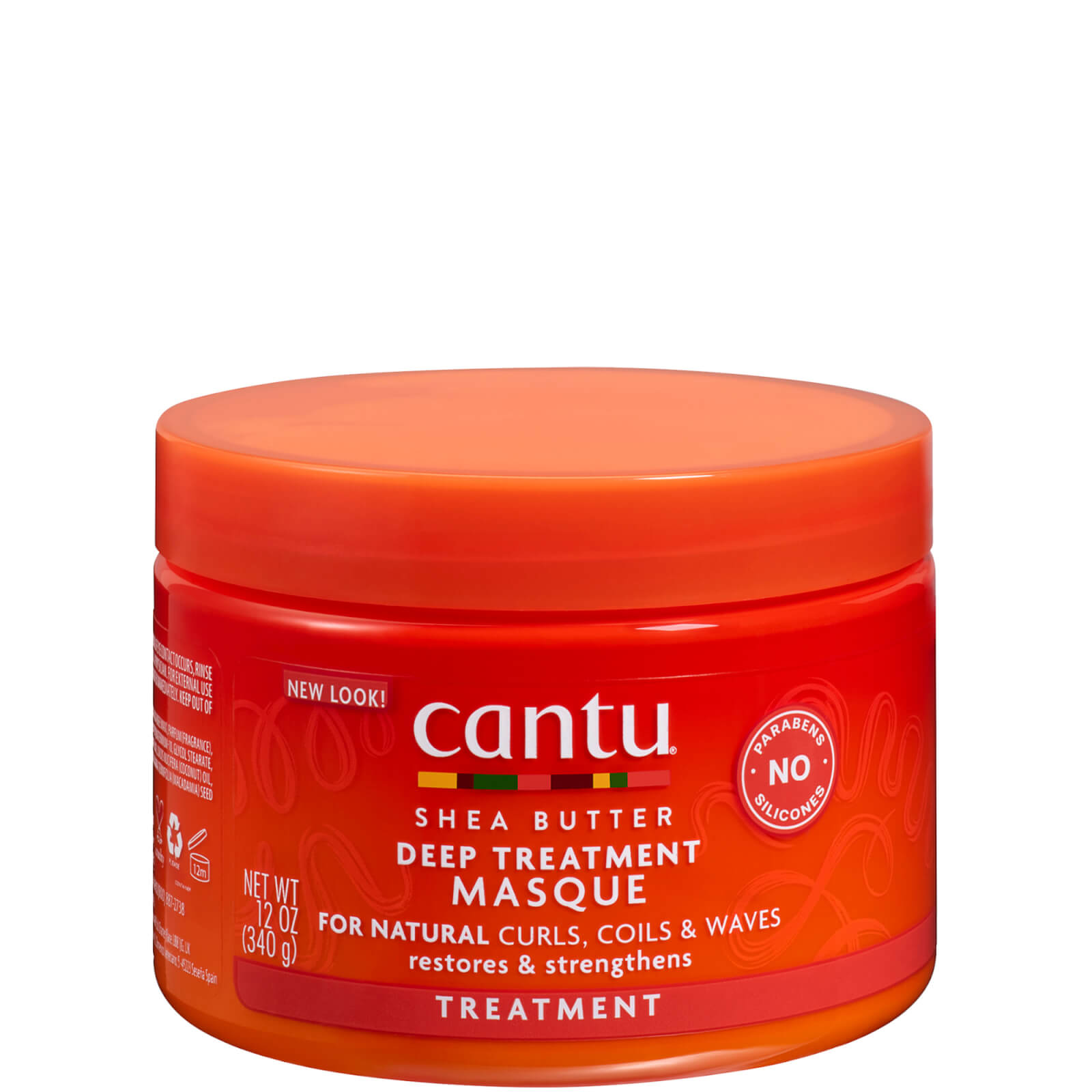 Burro di karité Cantu per la Maschera di Trattamento Profondo dei Capelli Naturali