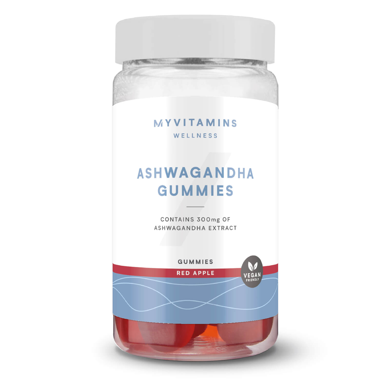 Myvitamins Ashwagandha Gummies, Pot - 60Gummies - Mela rossa
