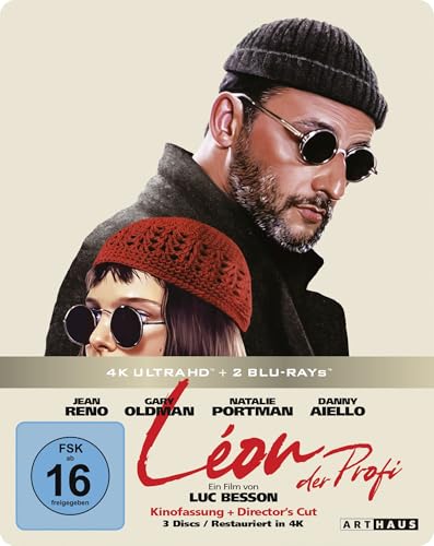 Leon - Der Profi - Definitive Edition - Limited Steelbook (4K-Uhd + 2 Blu-Rays)
