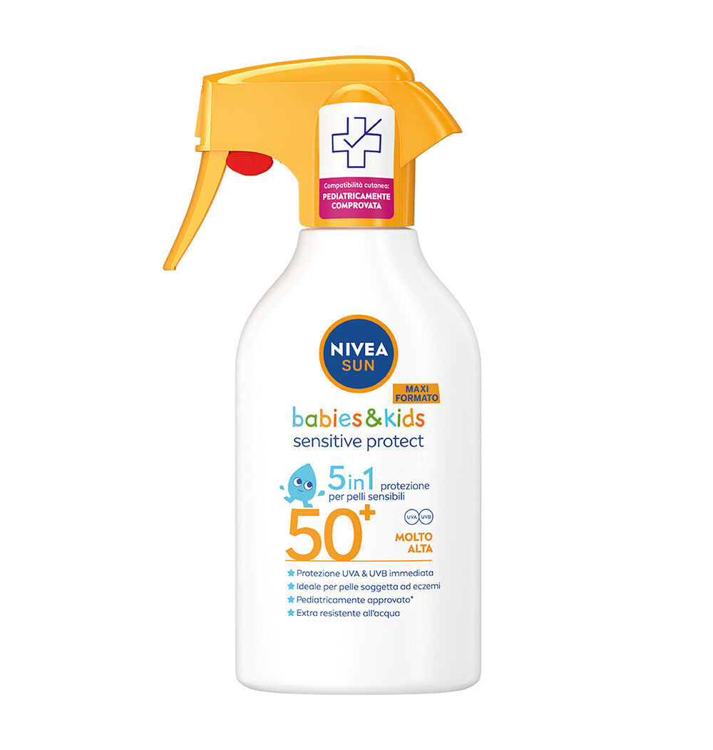 Nivea Sun Kids Sensitive Spray Solare Spf 50+ 300 ml - -