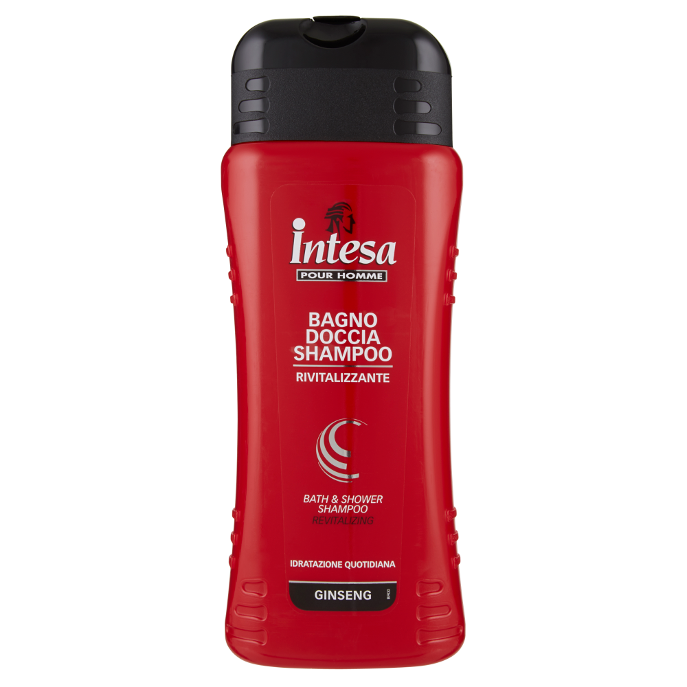 Intesa Pour Homme Bagnodoccia Shampoo Rivitalizzante Ginseng 500 ml - -