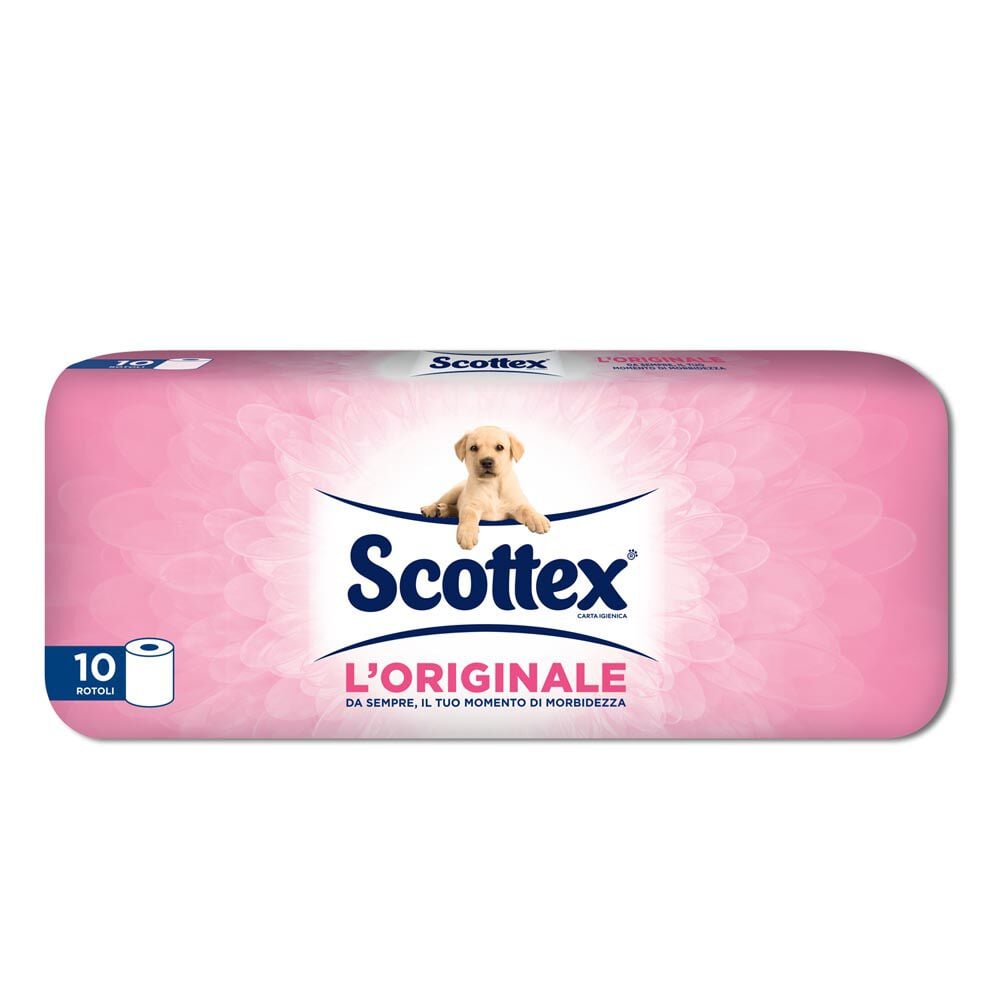 Scottex L'Originale Carta Igienica Confezione da 10 Rotoli - -