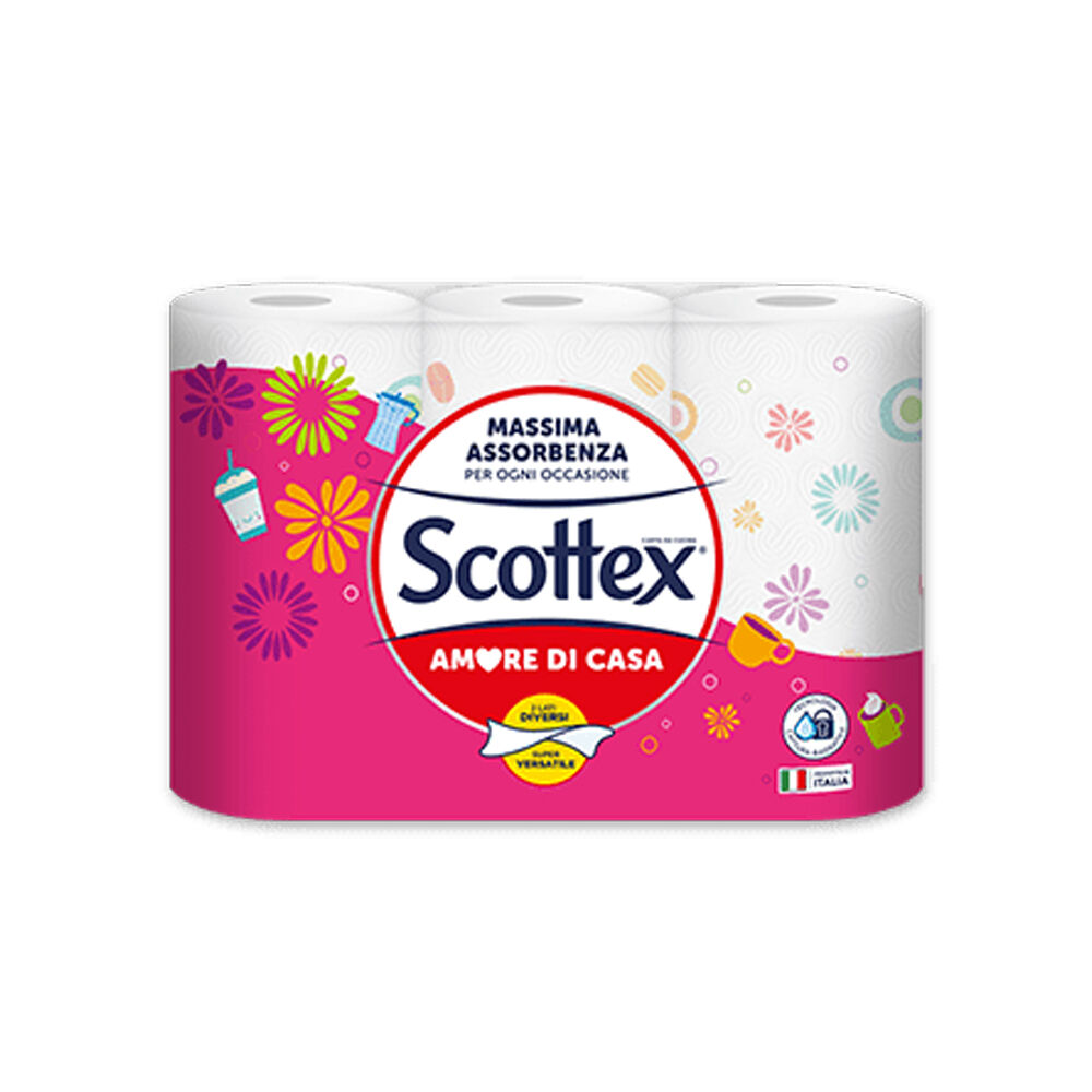 Scottex Amore di Casa 3 Rotoli - -