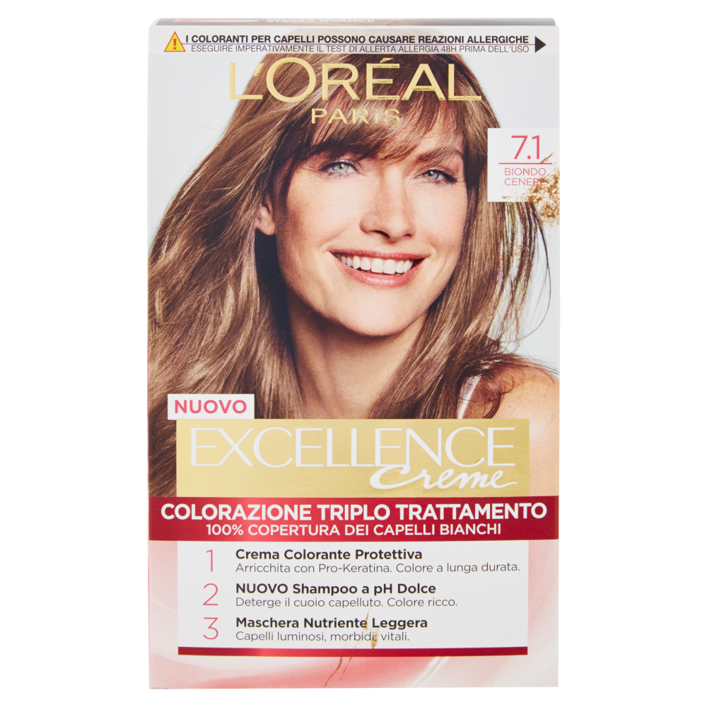 Excellence Crema Colorante Biondo Cenere N.7.1 - -