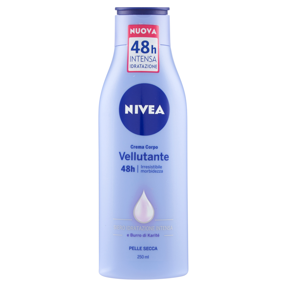 Nivea Crema Corpo Vellutante 48h 250 ml - -