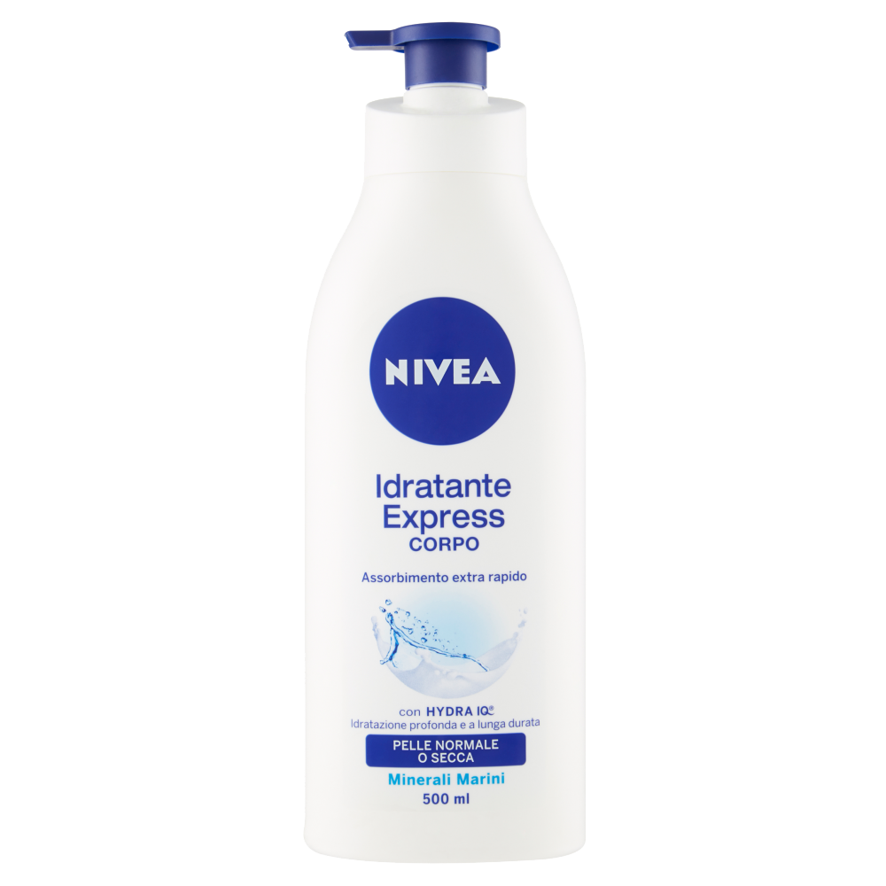 Nivea Crema Corpo Idratante Express Pump 500 ml - -