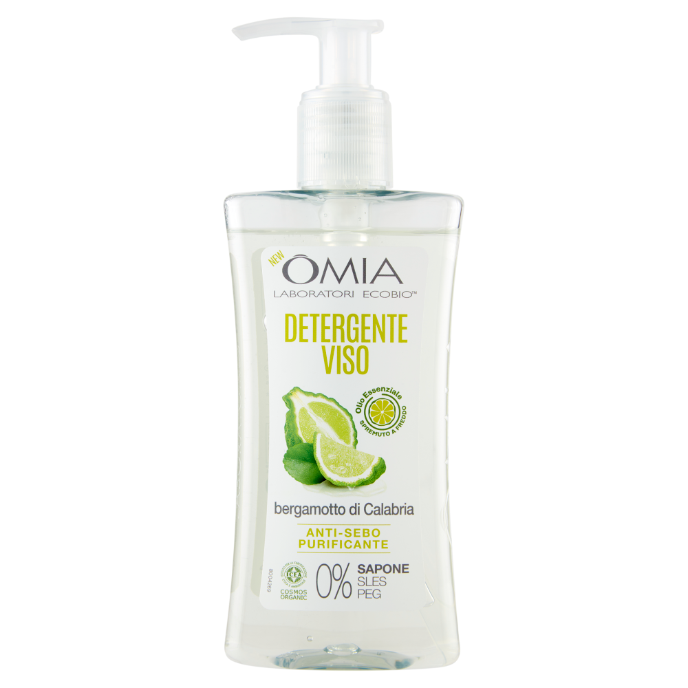 Omia Laboratori Ecobio Detergente Viso Bergamotto Di Calabria 200ml - -