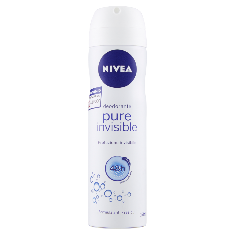Nivea Pure Invisible Spray Deodorante 150 ml - -