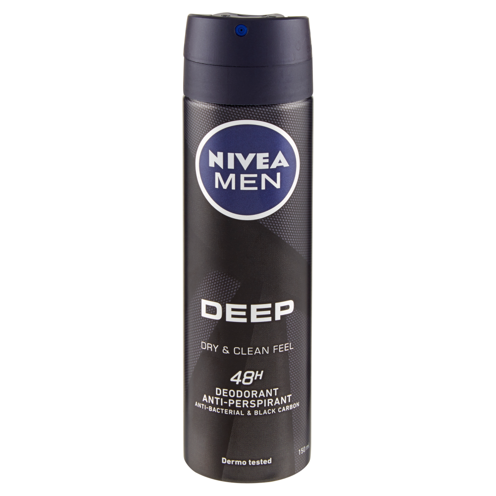 Nivea For Men Deep Deodorante Spray 150ml - -