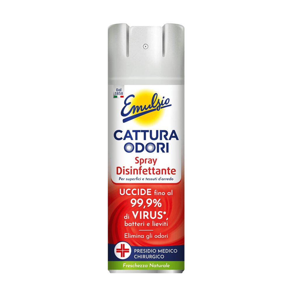 Emulsio ilCattura Odori Spray Igienizzante Freschezza Naturale 350 ml - -
