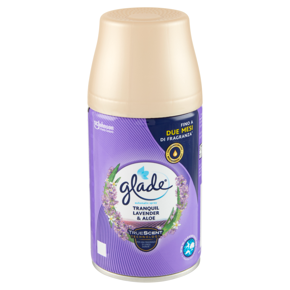 Glade Automatic Spray Ricarica, Profumatore per Ambienti, Fragranza Calm Lavender & Jasmine - -