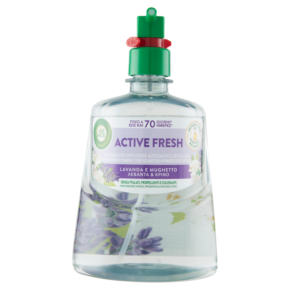 Air Wick Active Fresh Ricarica per Diffusore Automatico Lavanda 228 ml - -