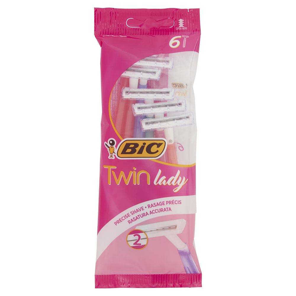 Bic Rasoio Twin Lady 6 Pezzi - -