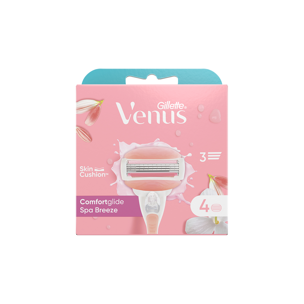 Gillette Venus Comfortglide Spa Breeze Ricambi x4 - -
