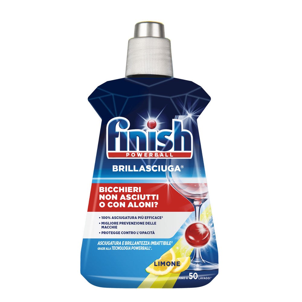 Finish Brillasciuga Lemon Brillantante Lavastoviglie 250 ml - -
