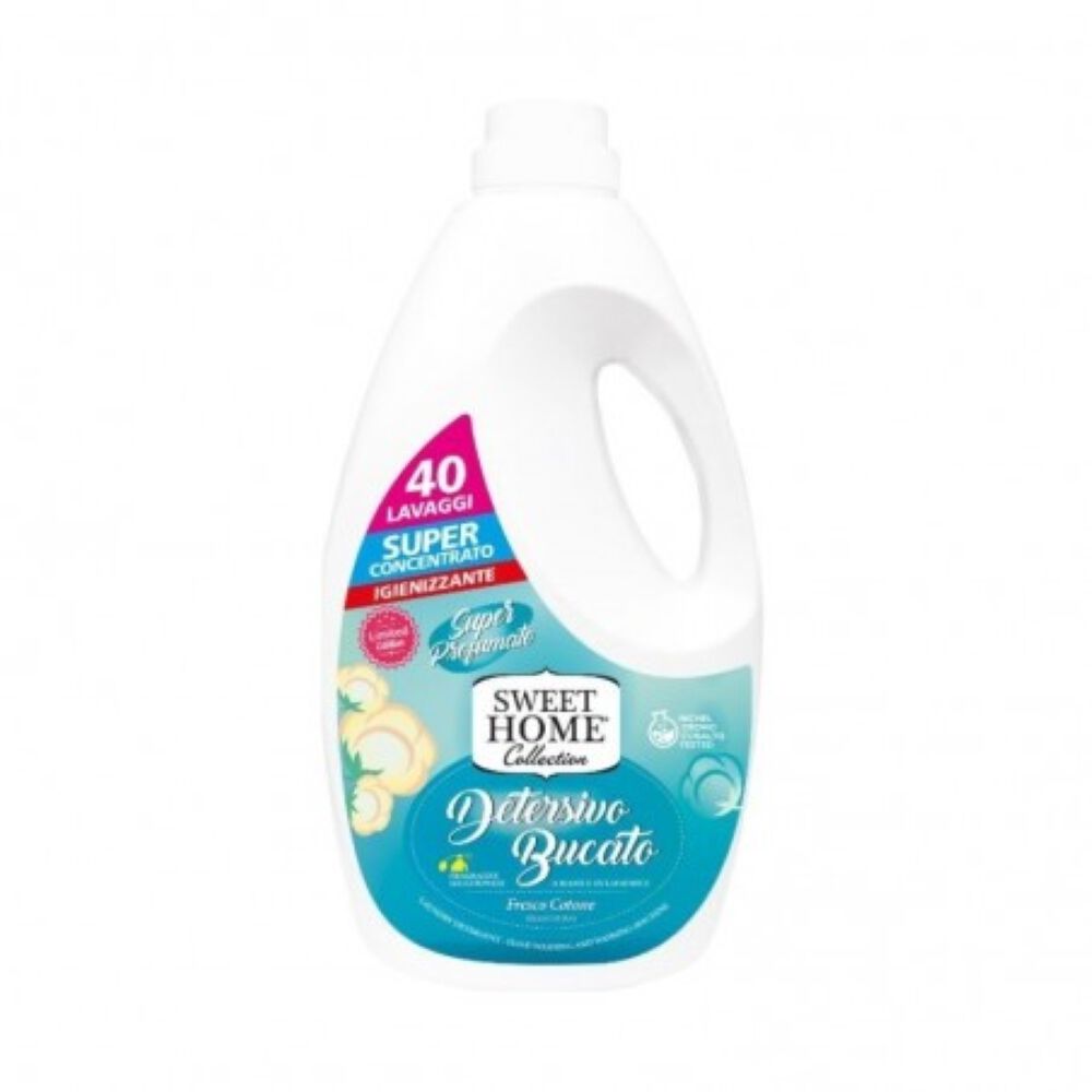 Sweet Home Detersivo Bucato Fresco Cotone 40 lavaggi - -