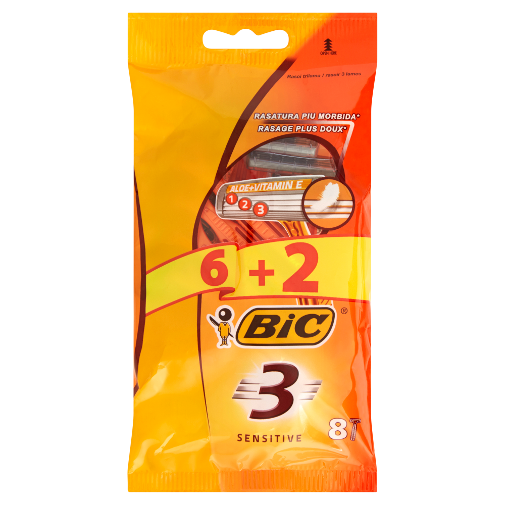 Bic 3 Sensitive 8 Rasoi Trilama - -
