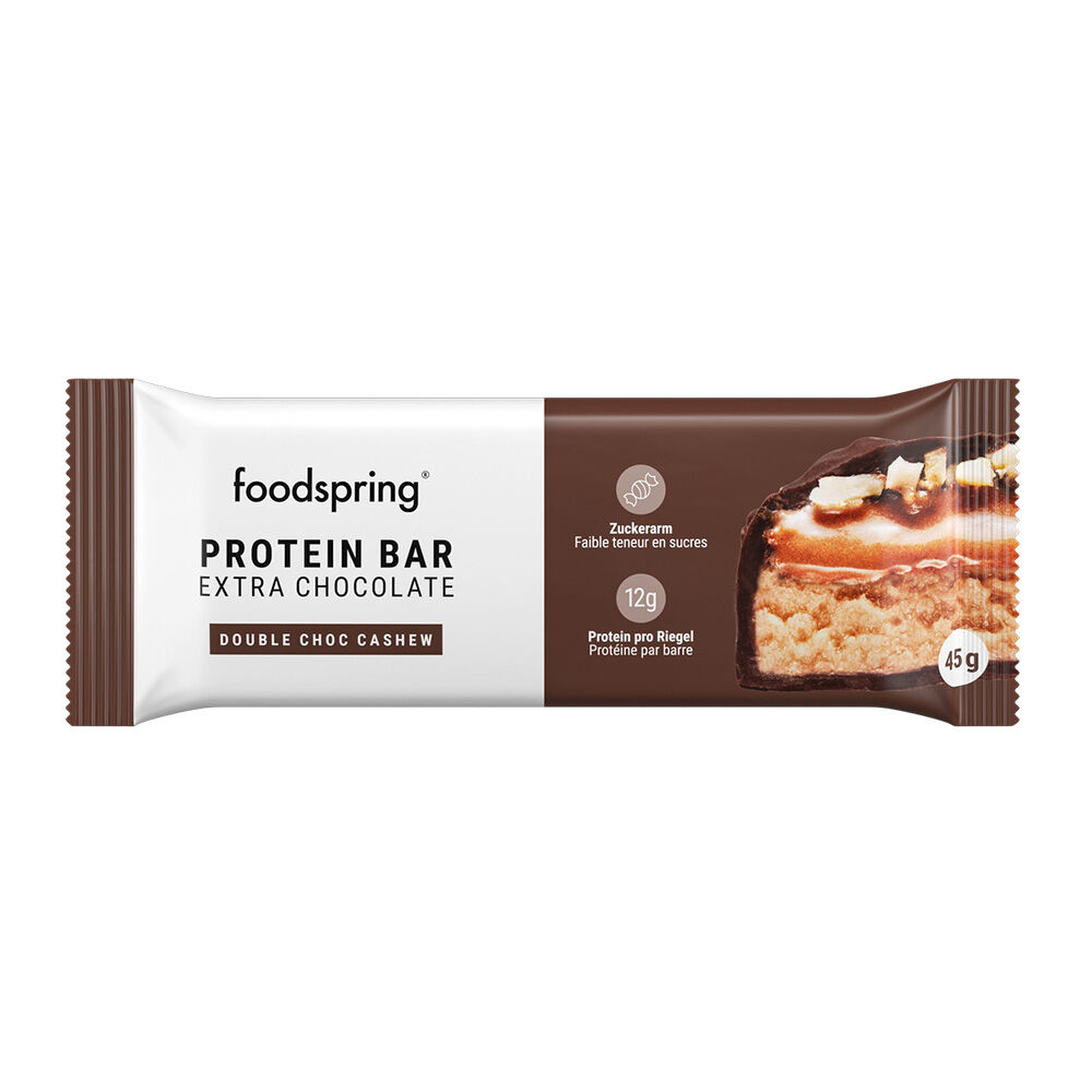 Foodspring Protein Bar Double Chocolate 45g - -