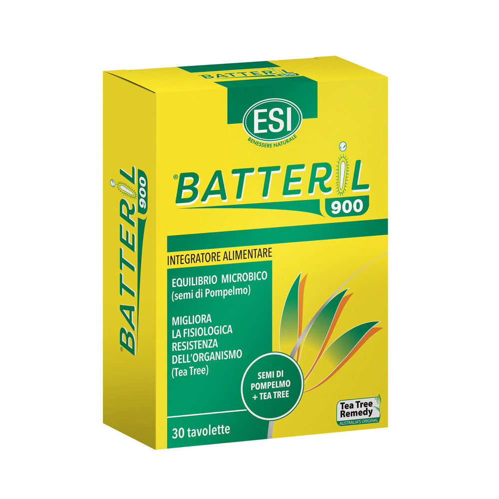 Batteril 900 Integratore Pompelmo e Tea Tree Oil 30 Tavolette - -