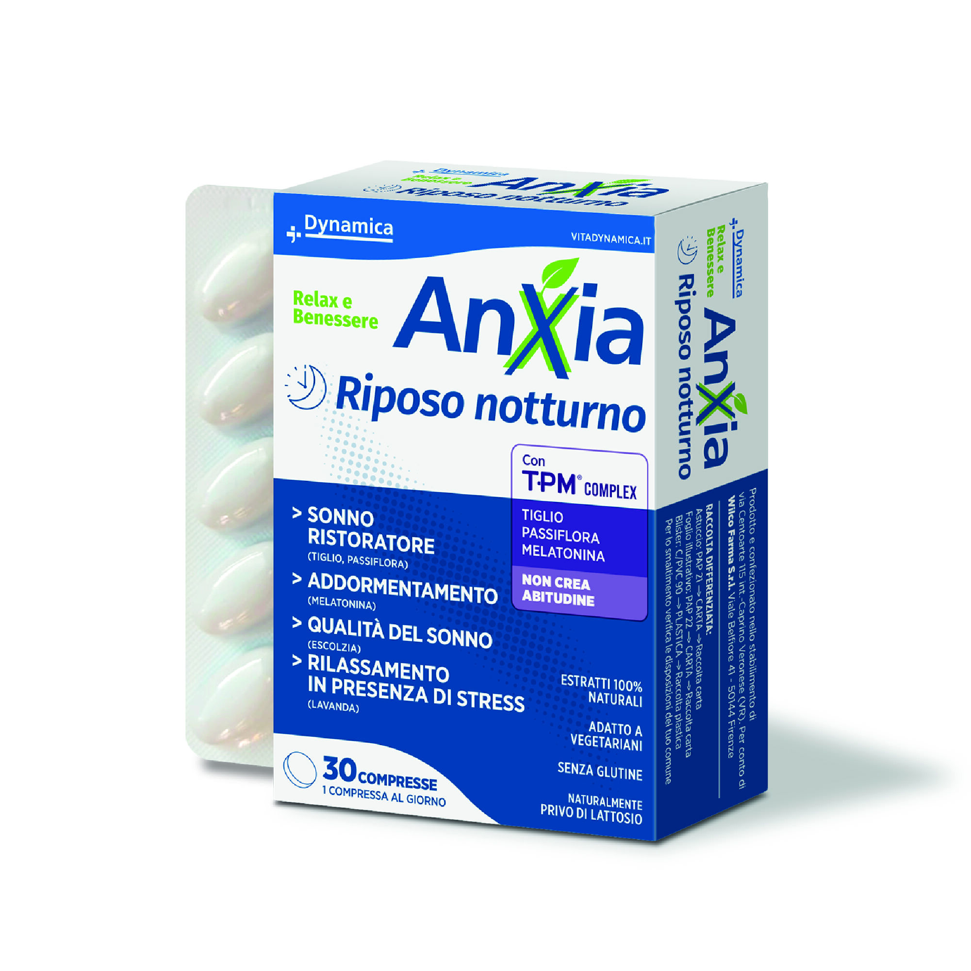 Anxia Riposo Notturno 30 Compresse - -