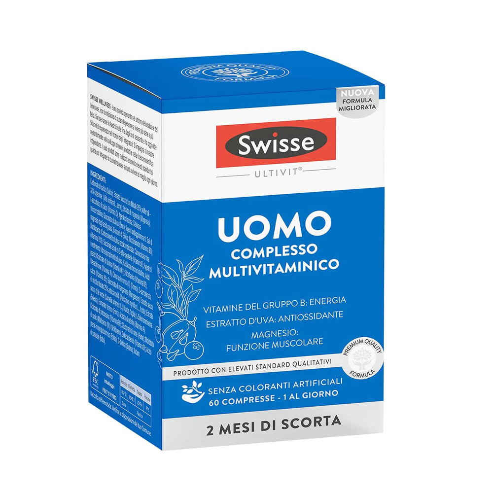 Swisse Multivitaminico Uomo 60 Compresse - -