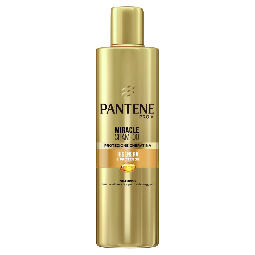 Pantene Pro-V Miracle Serum Shampoo Rigenera e Protegge, con Peptidi di Collagene 250 ml - -