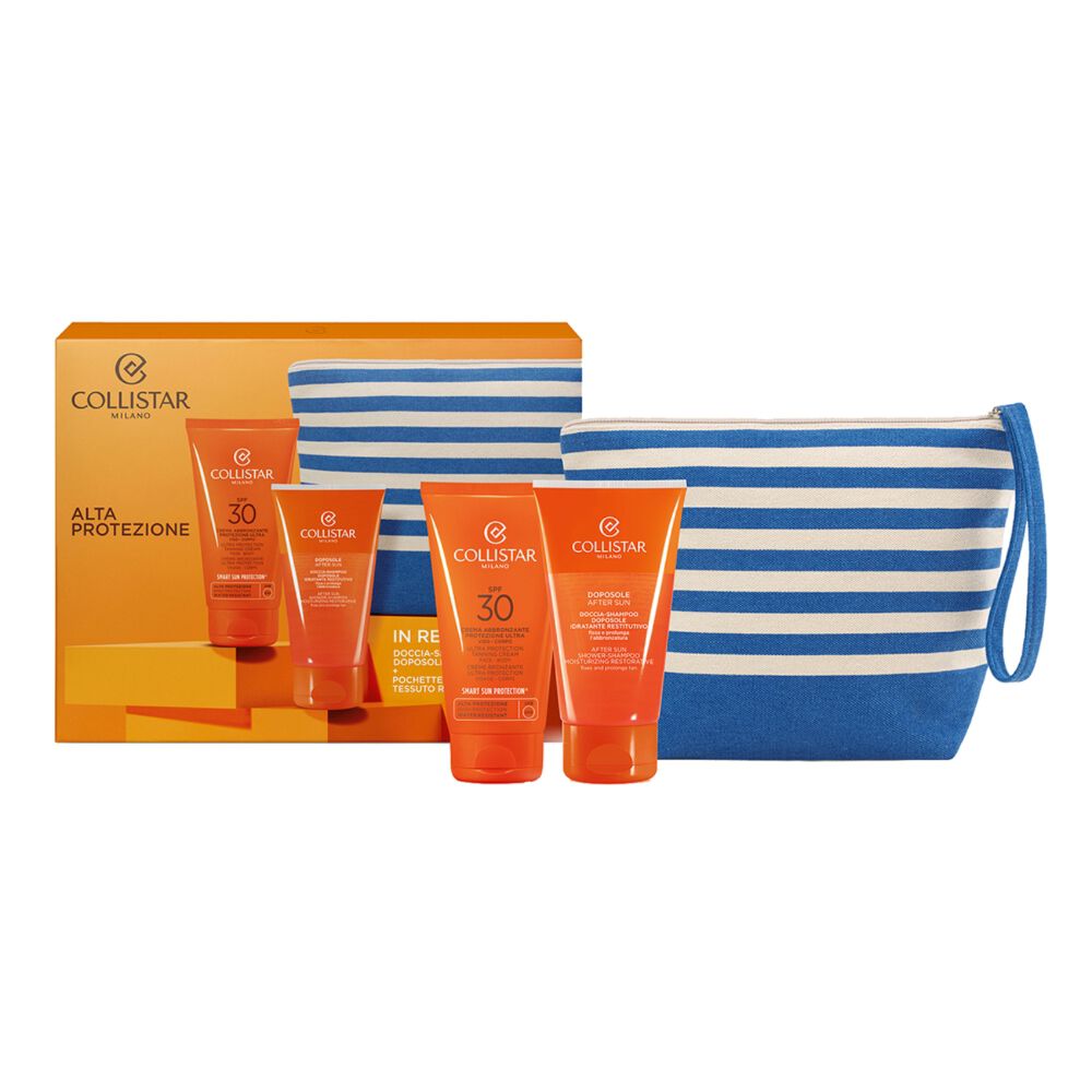 Collistar Latte Spray Spf 30 Abbronzante + Doccia Shampoo Doposole Omaggio Pochette - -